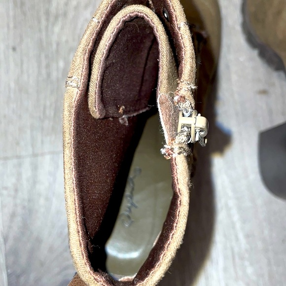 Chunky Platform Combat boots green - Picture 8 of 9